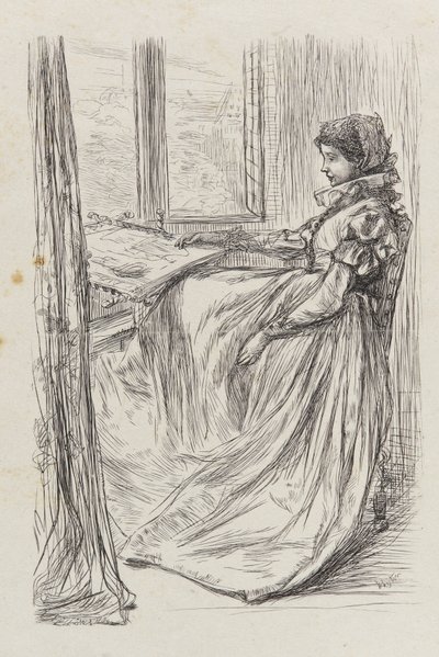 Eine Illustration zu Der Morgen vor dem Massaker von St. Bartholomäus von James Abbott McNeill Whistler
