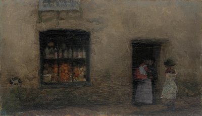 Eine Orange Note: Süßwarenladen, 1883 oder 1884 von James Abbott McNeill Whistler