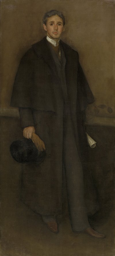 Arrangement in Fleischfarbe und Braun: Porträt von Arthur Jerome Eddy, 1894 von James Abbott McNeill Whistler