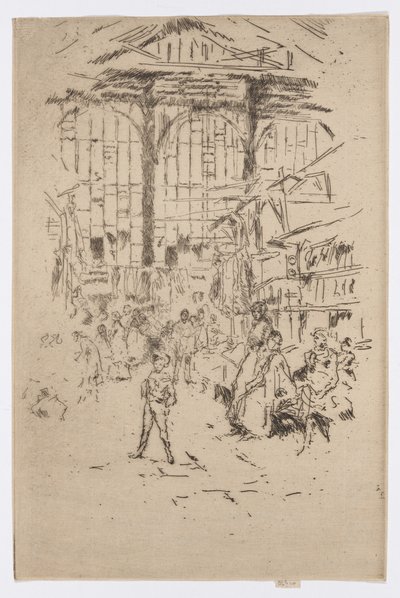 Kleiderbörse, Houndsditch, Nr. 2, ca. 1886-88 von James Abbott McNeill Whistler