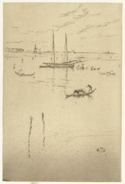 Die kleine Lagune von James Abbott McNeill Whistler