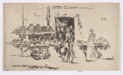 Gemüsehändlerladen, Paris, ca. 1892-93 von James Abbott McNeill Whistler