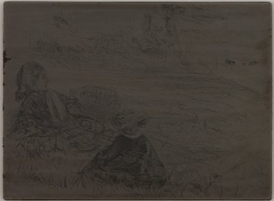 Kindermädchen und Kind, 1859 von James Abbott McNeill Whistler