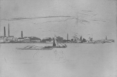 Prices Kerzenfabrik, um 1875, 1904 von James Abbott McNeill Whistler