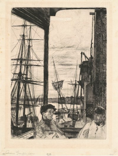 Rotherhithe, 1860 von James Abbott McNeill Whistler