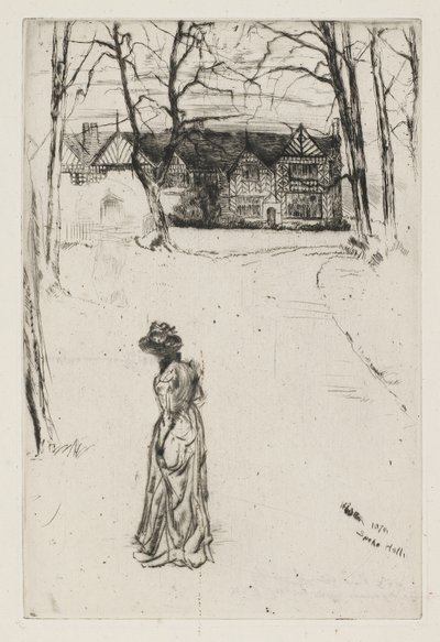 Speke Hall, Nr. 1, 1870 von James Abbott McNeill Whistler