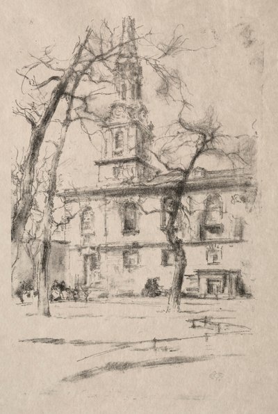 St. Giles-in-the-Fields, 1896 von James Abbott McNeill Whistler