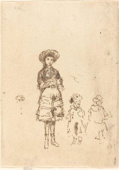 Die kleine Krankenschwester, ca. 1886-1888 von James Abbott McNeill Whistler