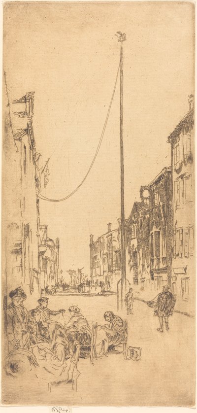 Der Mast, 1879-1880 von James Abbott McNeill Whistler