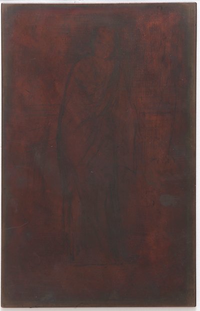 Das Modell ruht: Druckplatte von James Abbott McNeill Whistler