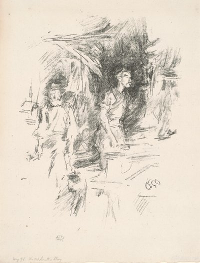 Die Geschichte des alten Schmieds, 1895 von James Abbott McNeill Whistler
