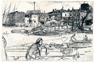 Der Pool von London, 1859, 1904 von James Abbott McNeill Whistler