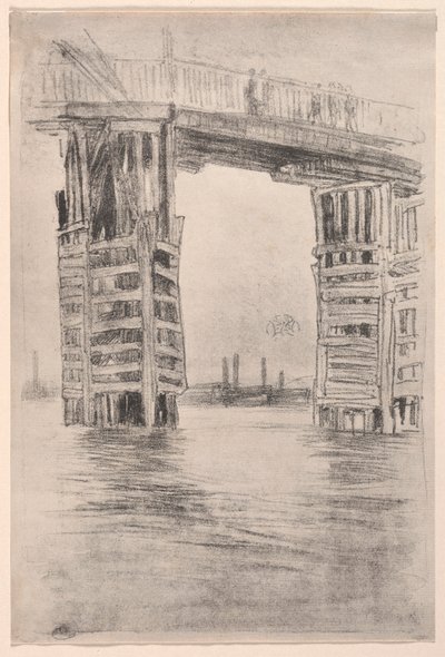 Die hohe Brücke, 1878 von James Abbott McNeill Whistler