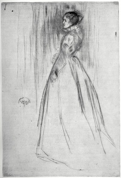 Das Samtkleid, 1873 1904 von James Abbott McNeill Whistler