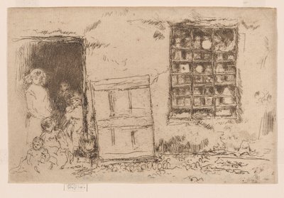 Der Dorfsüßwarenladen, ca. 1884-86 von James Abbott McNeill Whistler