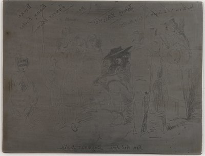 Titel zum französischen Satz, 1858 von James Abbott McNeill Whistler