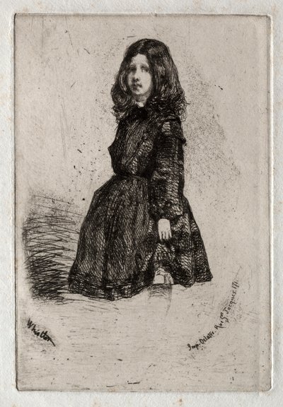 Zwölf Radierungen aus der Natur: Annie, 1858 von James Abbott McNeill Whistler