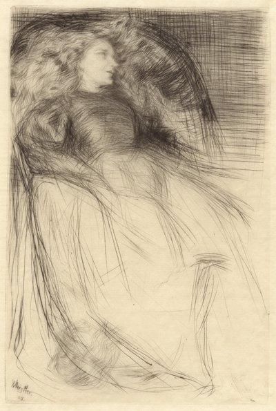 Müde, 1863 von James Abbott McNeill Whistler