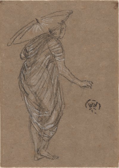 Frau mit Sonnenschirm, 1870-1873 von James Abbott McNeill Whistler