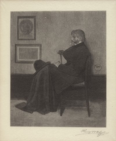 Thomas Carlyle von James Abbott McNeill & Wolf Henry (1852 1916) Whistler