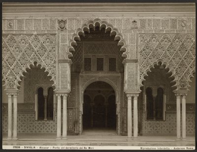Alcázar, Tür zum Schlafzimmer der maurischen Könige von James Anderson