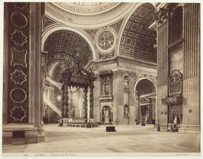 Kirche St. Peter, Rom, c. 1870 von James Anderson