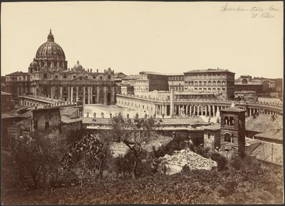 [Ansicht der Petersbasilika] von James Anderson