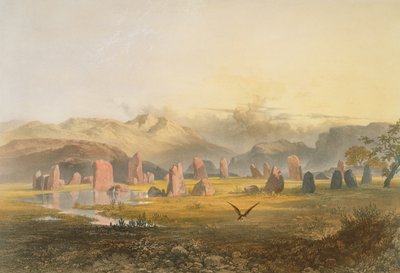 Castlerigg Steinkreis bei Keswick, aus 