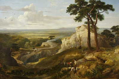 Blick von den Mendips, um 1840 von James Baker Pyne