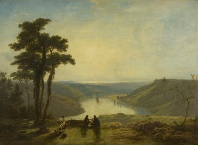 Blick auf den Avon von Durdham Down von James Baker Pyne