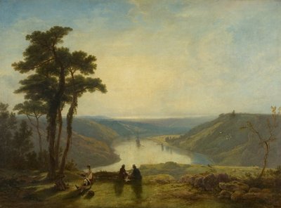 Blick auf den Avon von Durdham Down von James Baker Pyne