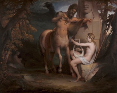 Die Erziehung des Achilles [1772, Royal Academy of Arts, London, Ausstellungskatalog] von James Barry