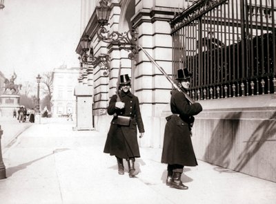 Wachen patrouillieren, Brüssel, 1898 von James Batkin