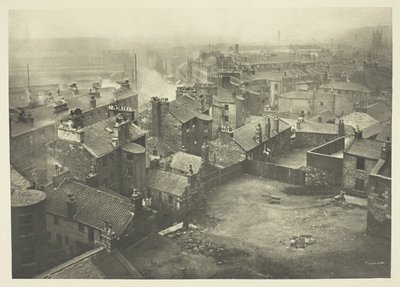 Alte Häuser Ecke George Street und High Street von James Craig Annan