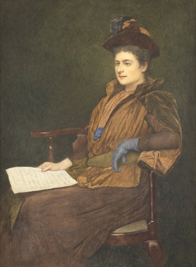 Miss Agnes Ashbee, 1890 von James Dromgole Linton