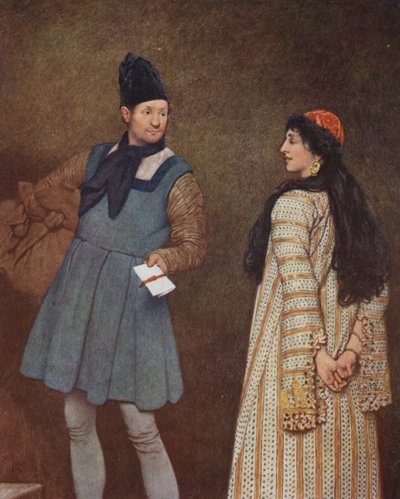Shakespeares Der Kaufmann von Venedig: Jessica und Launcelot von James Dromgole Linton