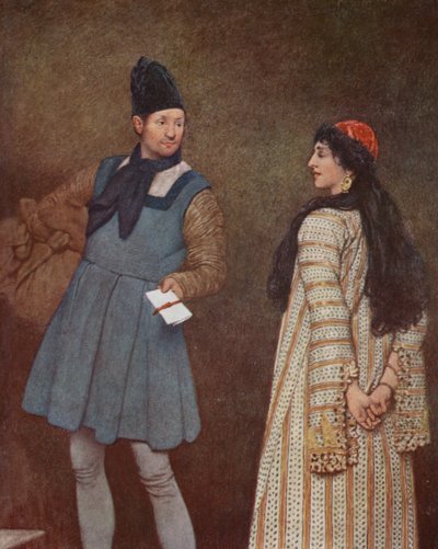 Shakespeares Der Kaufmann von Venedig: Jessica und Launcelot von James Dromgole Linton