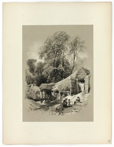In Dorking, aus Picturesque Selections von James Duffield Harding