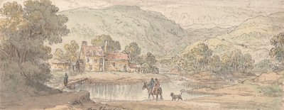 Durchqueren des Baches in einem Bergtal von James Duffield Harding
