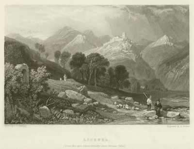 Licenza, von dem Ort, wo früher Horaces Villa stand von James Duffield Harding