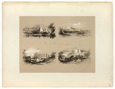 Ansichten von Villenueve les Avignon, aus Malerische Auswahlen von James Duffield Harding