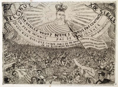 Belgien im 19. Jahrhundert von James Ensor