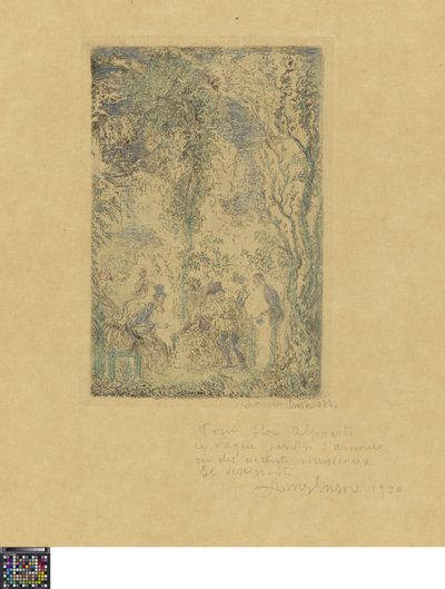 Der Liebesgarten von James Ensor