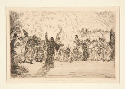 Christus und die Bettler von James Ensor
