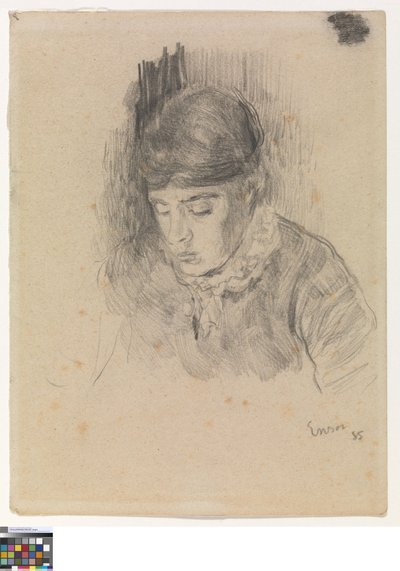 Mitche Ensor, Schwester des Künstlers von James Ensor
