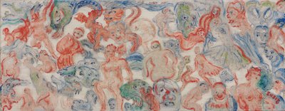 Monstres Entrelacés Décousus, Entrelardés (A) von James Ensor