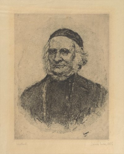 Porträt des schwedischen Botanikers Elias Frise von James Ensor