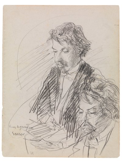 Porträt des Künstlers Henry De Groux von James Ensor