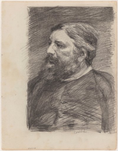 Der Maler Gustave Courbet von James Ensor