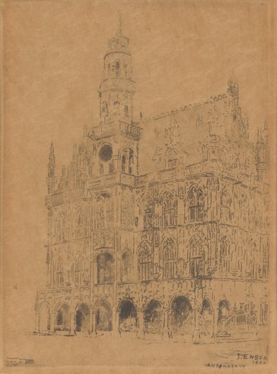 Rathaus von Oudenaarde von James Ensor